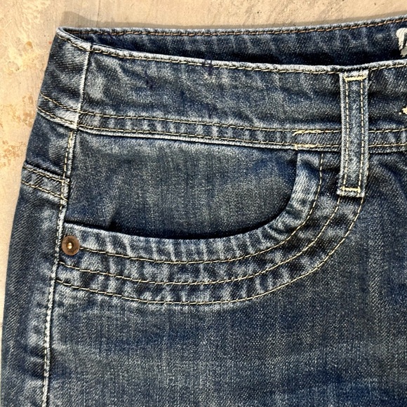 BODEN Denim Mini SKIRT - Sz 6R Medium-Dark Wash SOFT - BLUE - Picture 7 of 13